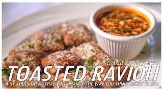 What is a toasted ravioli? My new St. Louis obsession. (Charlie Gitto's style)