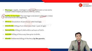 Sexual Jurisprudence - Forensic Medicine and Toxicology lecture - Xoom Academy screenshot 5