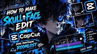 How To Make Viral Skull Face Edit In Capcut🔥 || Easy Steps For Beginners 🎬 || SUHO EDIT 💀 |||\