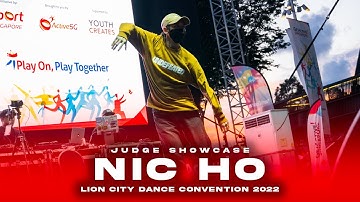 Nic Ho | Popping Judge Showcase | Lion City Dance Convention 2022
