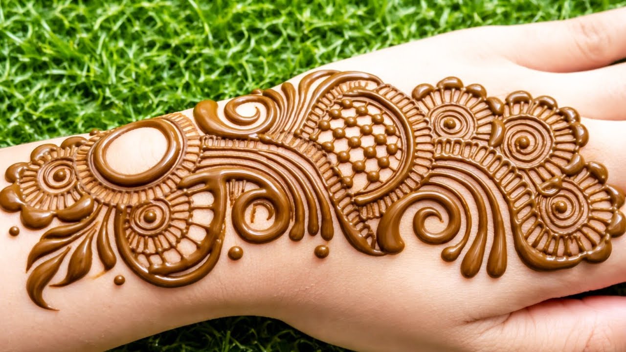 Easy Back Hand Mehndi Design | Simple & Beautiful Mehndi