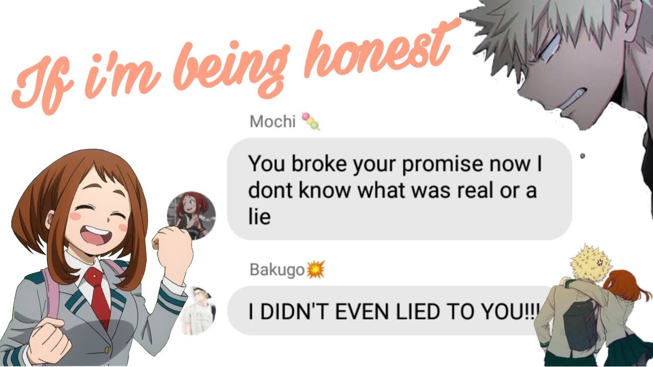 BNHA Kacchako Lyric Prank || If I'm being honest by Anna Clendening