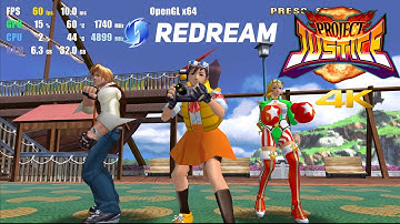 ReDream 1.5.0 | Project Justice 4K 60FPS UHD | Dreamcast Emulator Gameplay