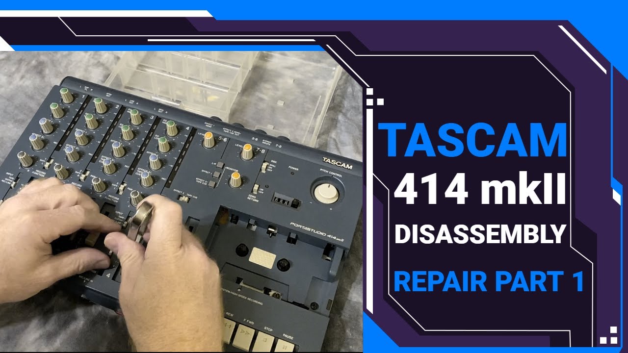 Tascam Portastudio 414 mkII Restoration Part 1 - Disassembly