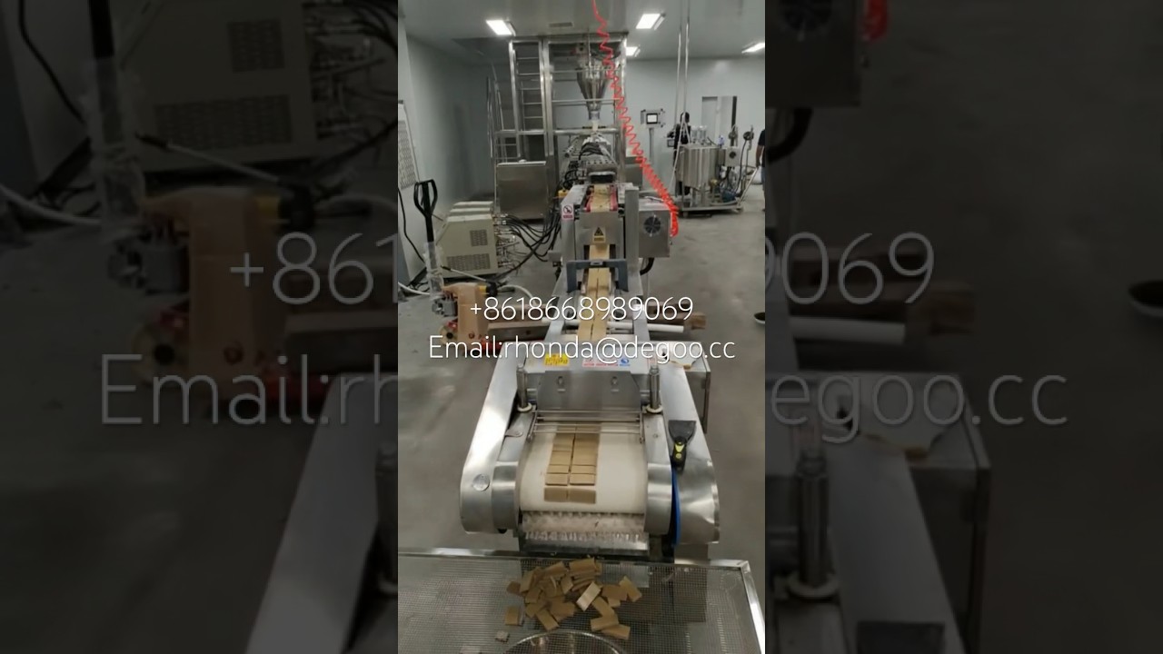 HMMA protein food extrusion machine pea protein chunks machine