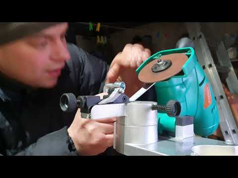 Станок для заточки цепи бензопилы sturm просто класс..