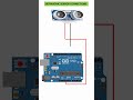 Ultrasonic sensor connection with Arduino Uno #youtubeshorts #youtube #connection #electrical