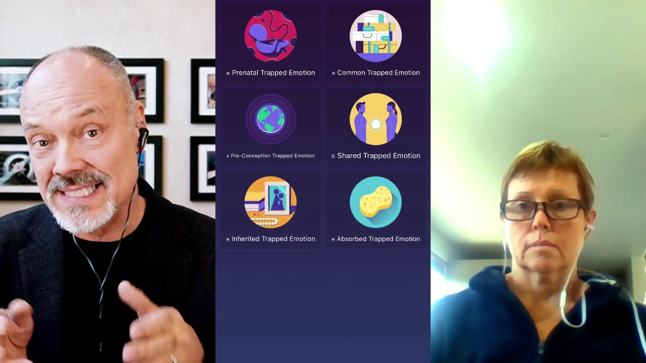 Live Discover Healing app demo featuring the Body Code!