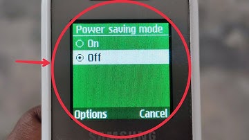 How To Turn On Power Saving Mode in Samsung Guru GT E1200Y