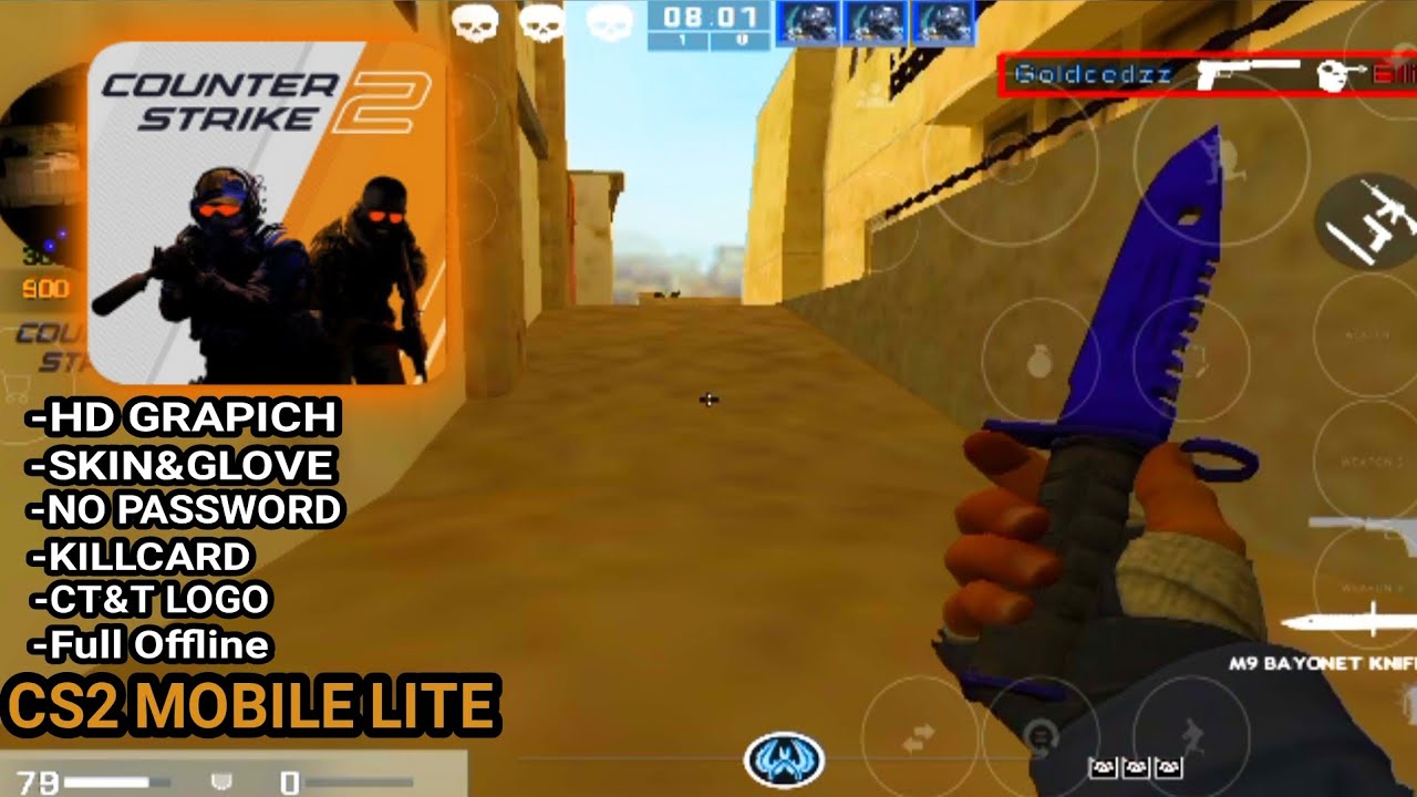 COUNTER STRIKE 2 LITE MOBILE RELESASE| CSOC BILLFLX MOD 