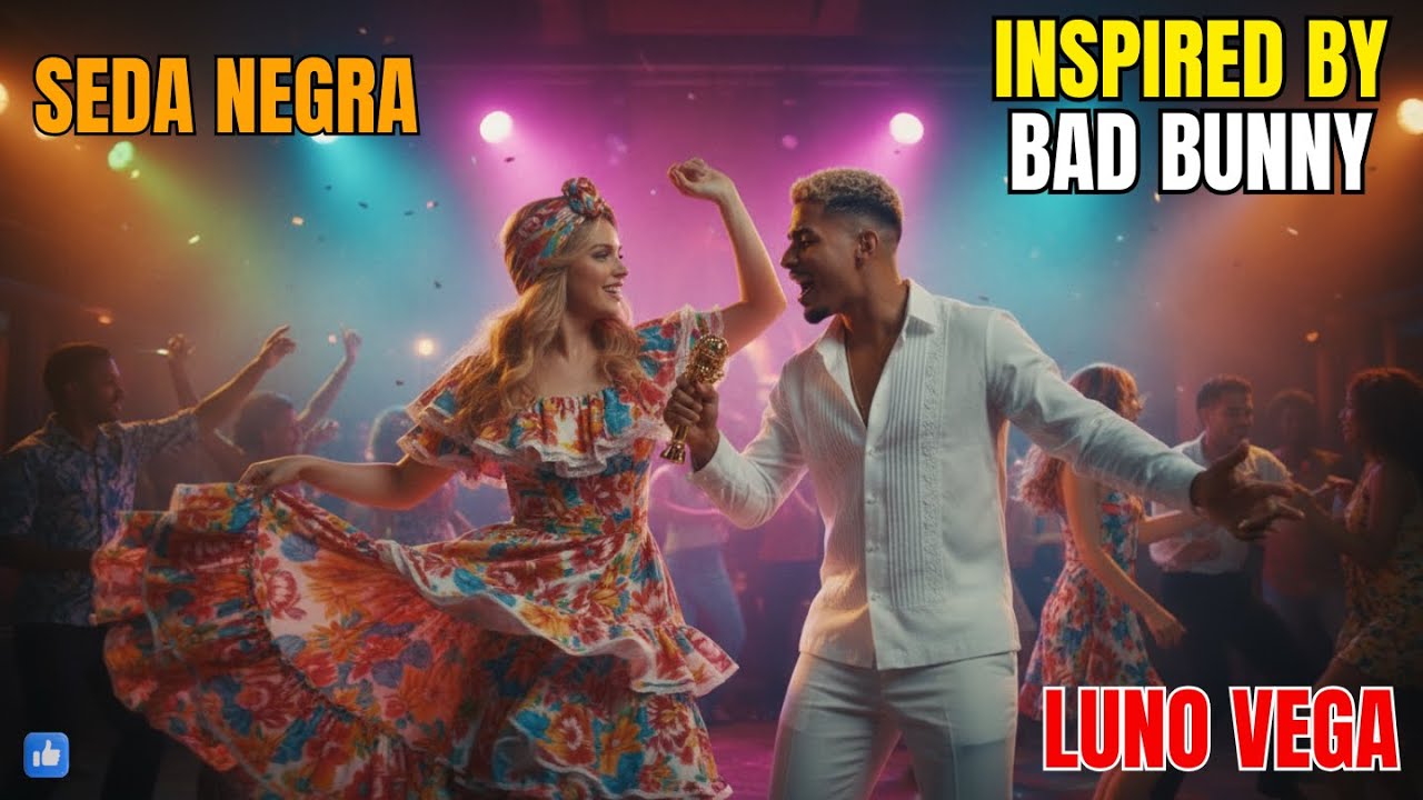 🎸🎵- Luno Vega🎸Seda Negra 🎸🎵Inspired by BAD BUNNY - 🎸Son Cubano - Romance Nocturno En La HABANA-🎺