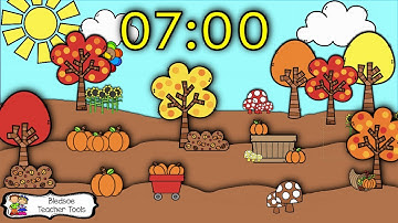 7 Minute Thanksgiving Fun Timer w music