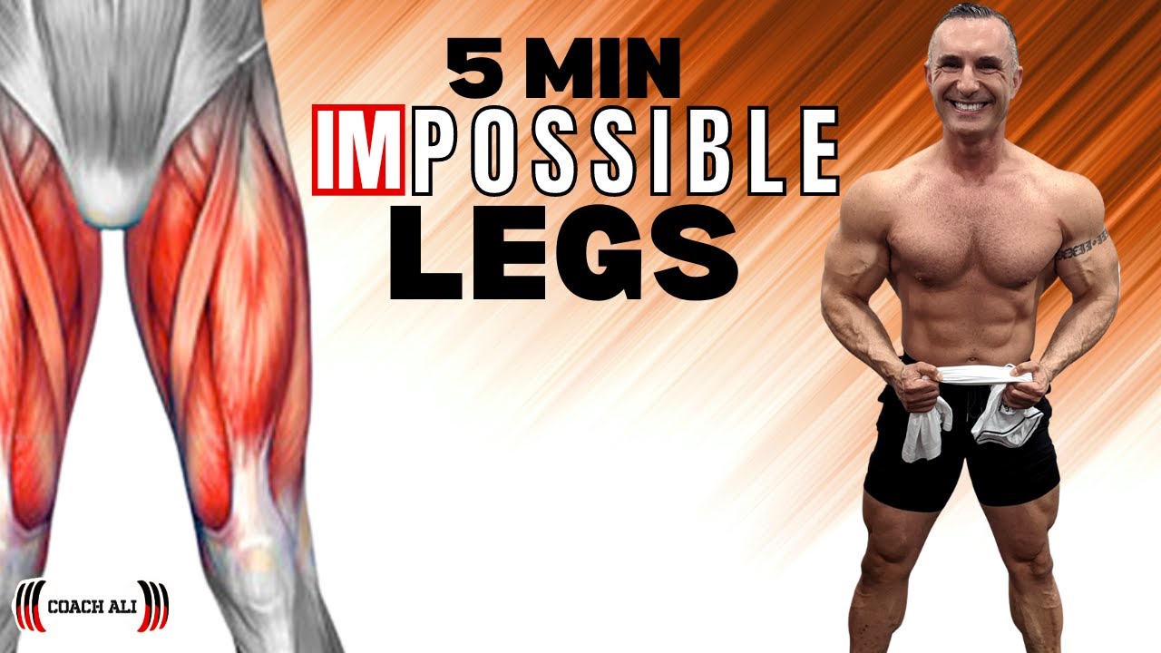 MUSCLY FIRM LEGS - 5 Minute No Equipment Intense Leg Workout