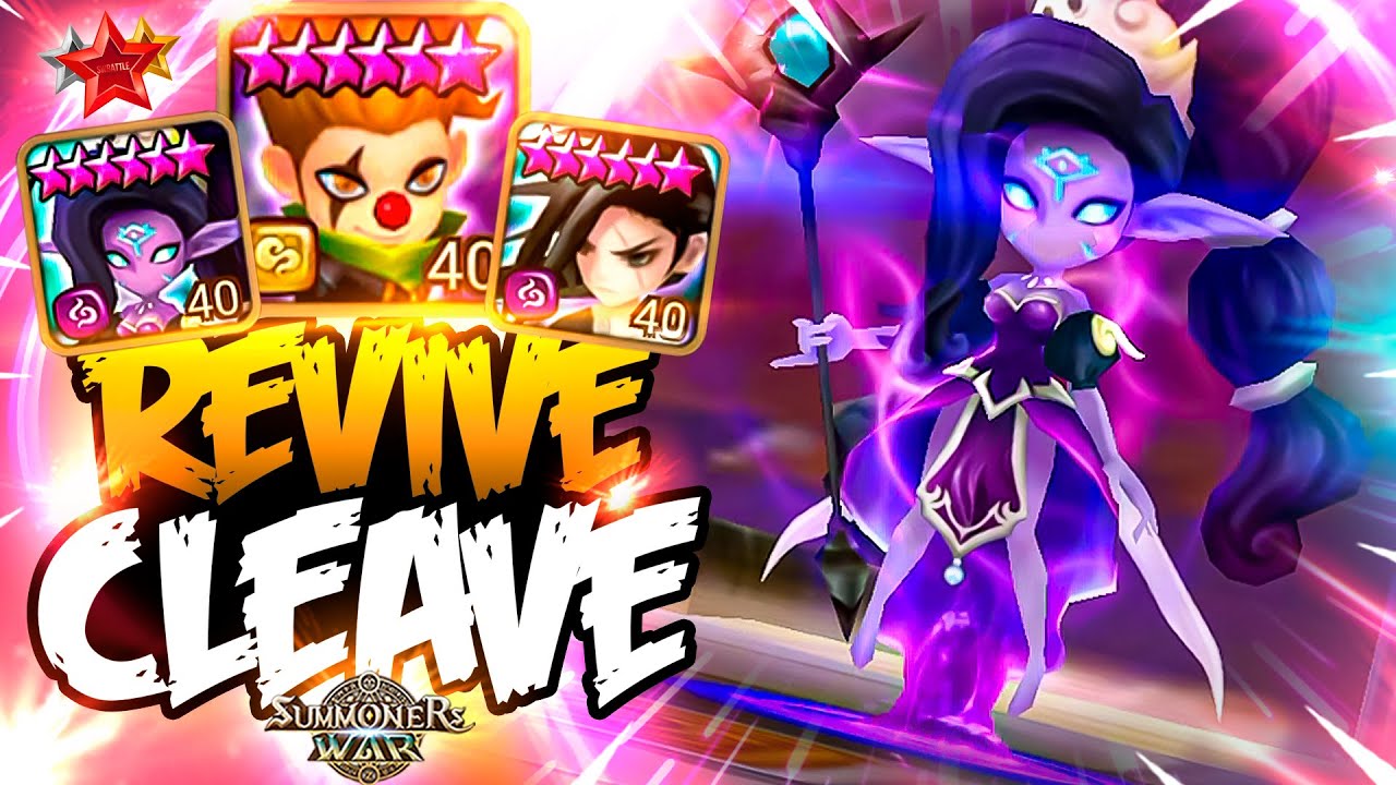 REVIVE CLEAVE TEAM with Tilasha and Lushen - Summoners War