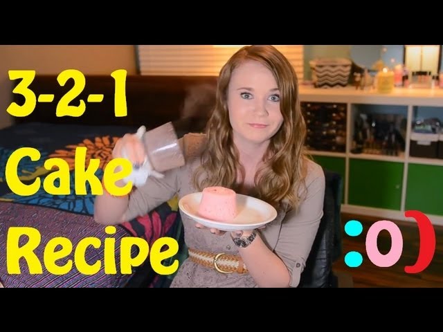 1 Minute Cake Recipe!! (3-2-1) - Youtube