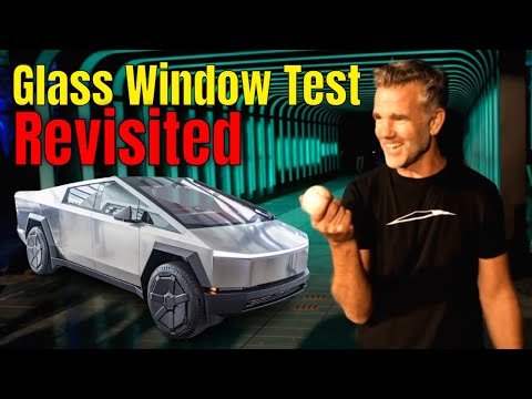 Tesla Cybertruck Glass Window Test Revisited