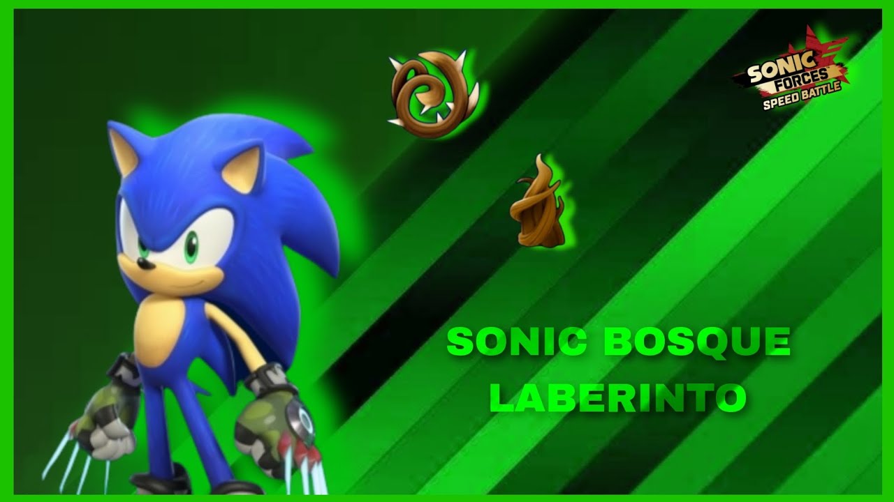 Sonic Forces Speed Battle, gameplay Sonic bosque laberinto (Lv. 9 ...