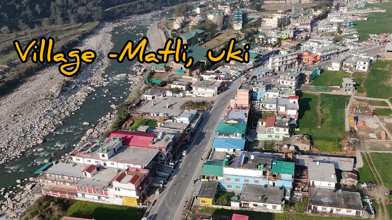 Matli Village Drone View || मातली गांव || Uttarkashi - YouTube