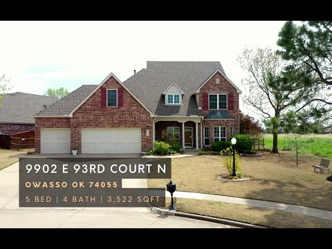9902 E 93rd Court, Owasso, OK home video tour