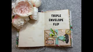 Triple Envelope Flip #junkjournal #envelope #flip