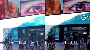 ONEPLUS 5 vs HTC U11 LOW LIGHT VIDEO