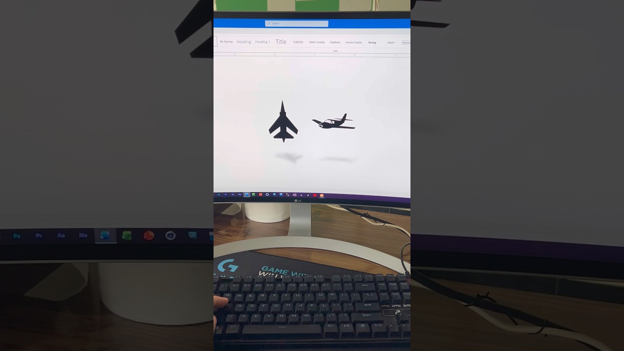 Airplane Unicode in MS Word Program 