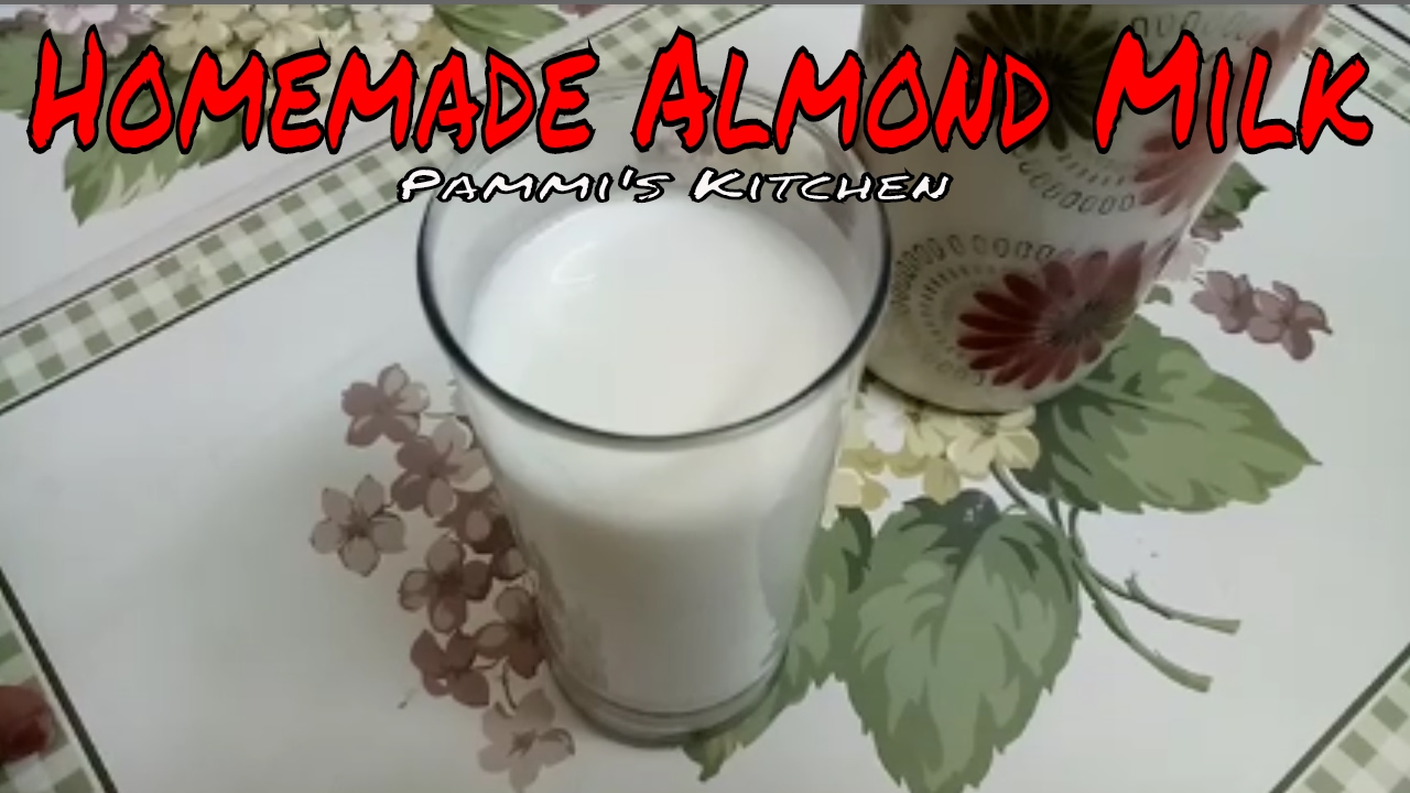 How To Make Almond Milk - बादाम से दूध कैसे बनाएं - Homemade Almond