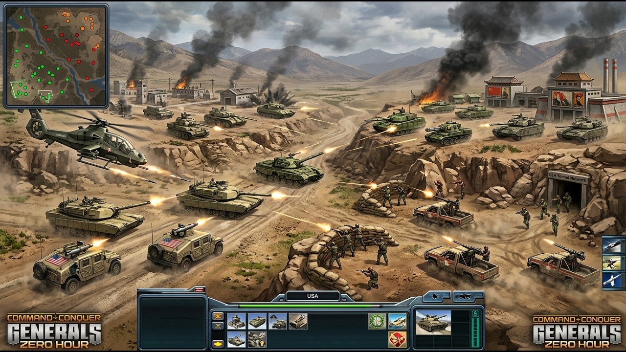 Imminent Victory Command & Conquer Generals Zero Hour | Hard Army - YouTube