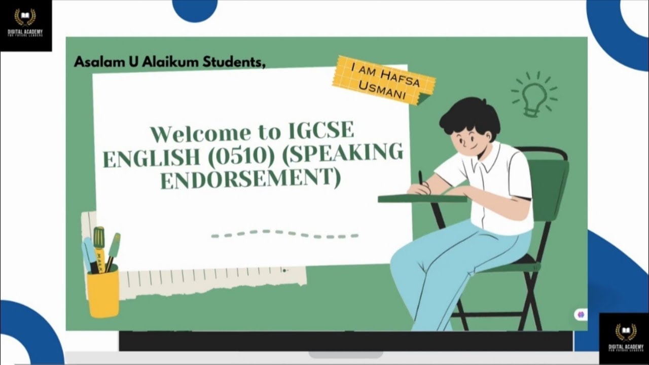 Welcome to IGCSE English as a Second Language (0510) – Introductory Video