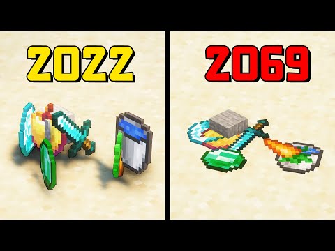 我的世界：2022年的物理效果对比2069年，物理老师看了都落泪！