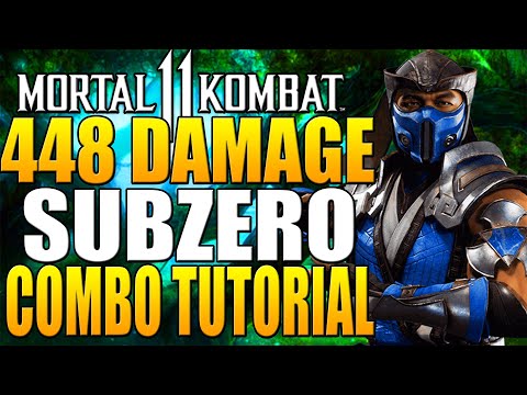 Mortal Kombat 11 - 448 Damage Subzero Combo Tutorial - Daryus P