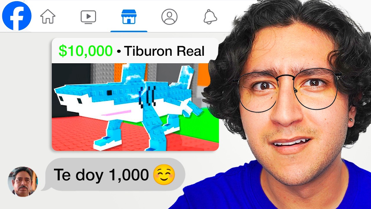 Vendí OBJETOS de ROBLOX en FACEBOOK MARKETPLACE 😱