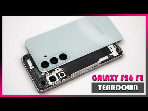 Samsung Galaxy S26 FE Teardown Disassembly Phone Repair Video Review