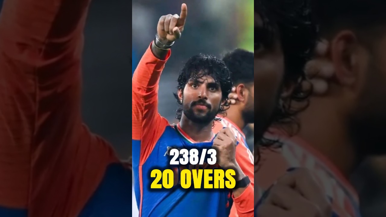 Сотня очков Нараяна Джагадисана! Индия доминирует в разминочном матче.