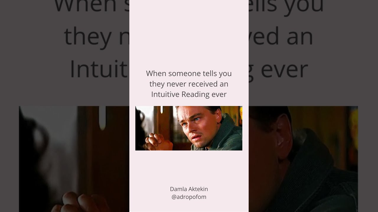 Intuitive readings... 