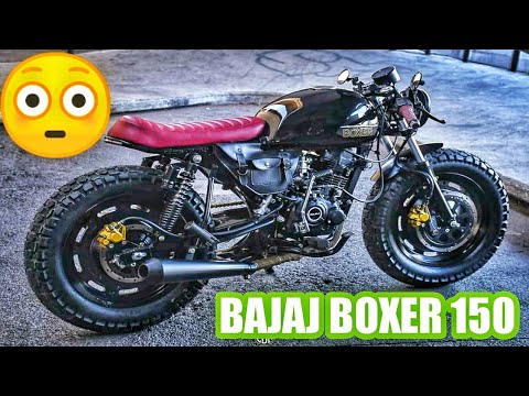 Modified Bajaj Boxer 150 Into Cafebrat Style By Zdr Custom Moto |मॉडिफाइड  बजाज बॉक्सर 150Cc - Youtube