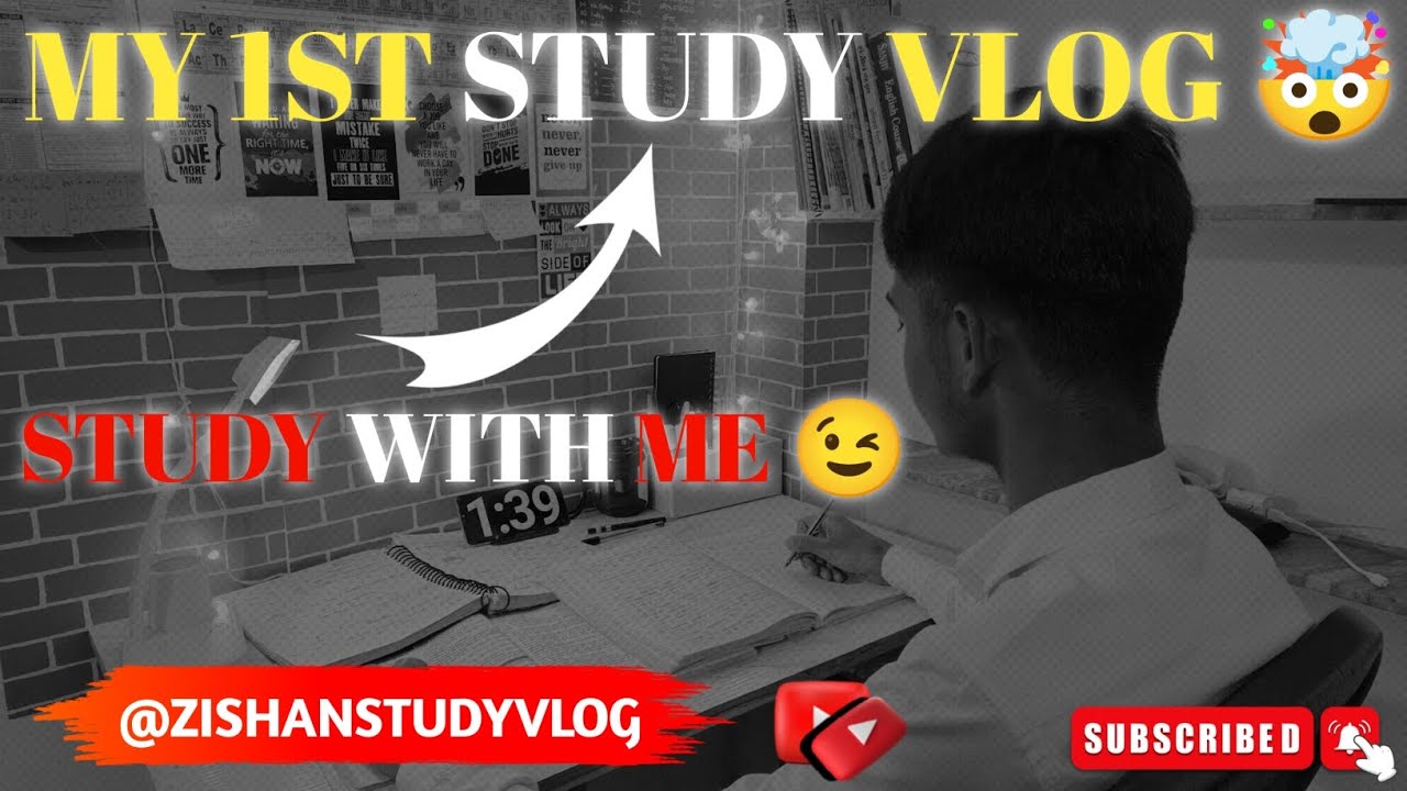 My First Study Vlog 🤯 | Restarting My Studies | Study Routine | Study ...