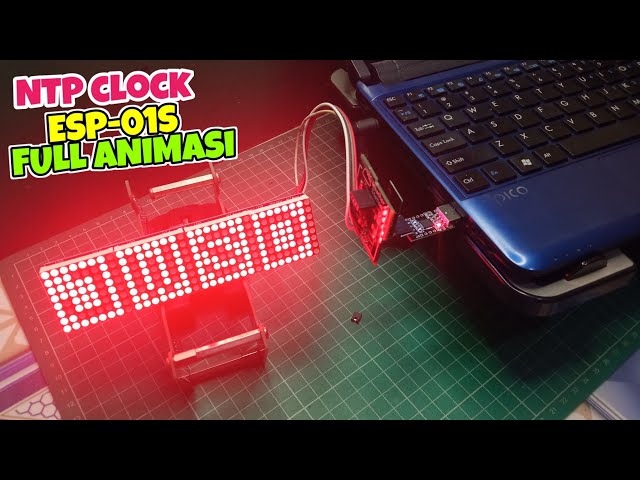Esp8266 Clock Using Max7219 Led Matrix Display Hacksterio DIY ESP8266