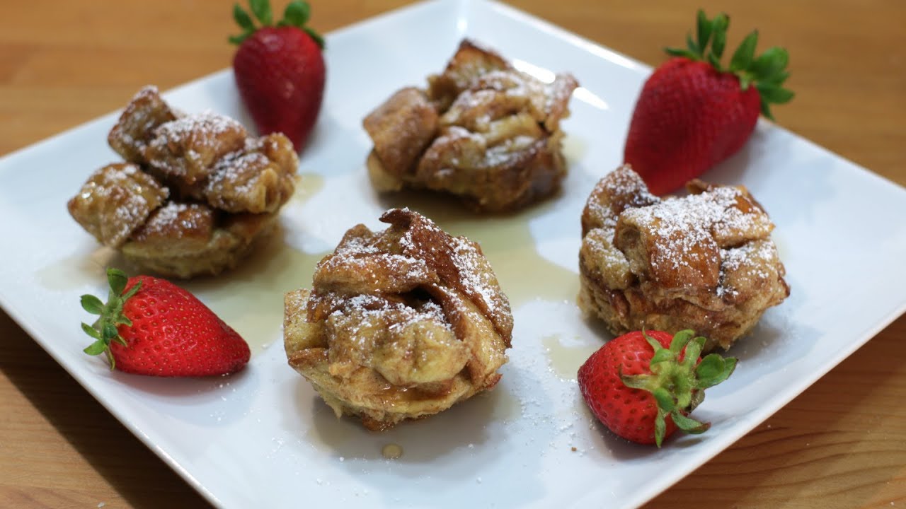 How to Make French Toast Bites or Muffins | Easy French Toast Recipe - YouTube