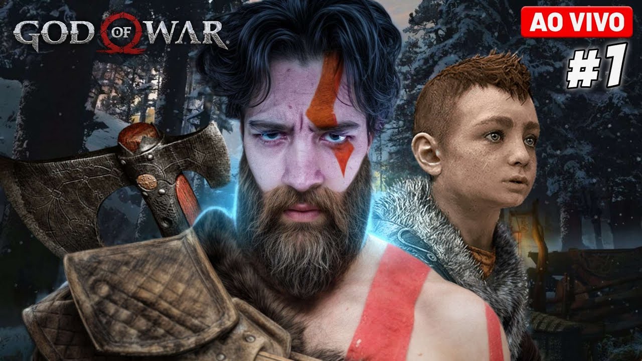 GOD OF WAR - O INÍCIO DE GAMEPLAY Dublado e Legendado em Português PT BR! no PC! - NENO 🔴| AO VIVO