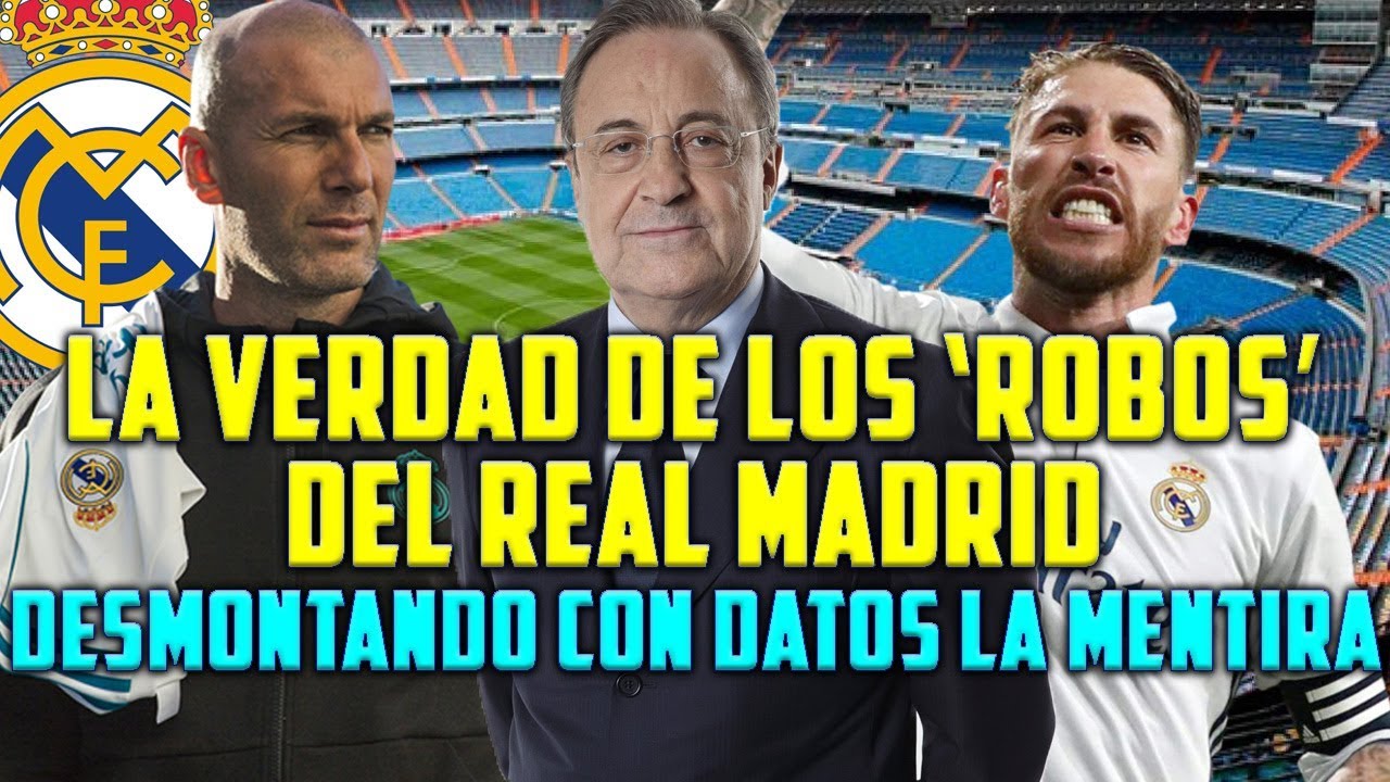 EL MADRID ‘ROBA’ EN LIGA Y CHAMPIONS DESMONTANDO CON DATOS LA GRAN