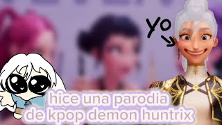 Hice una parodia de kpop demon huntrix 😟#roblox 