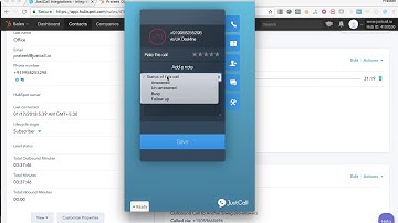 JustCall Hubspot Integration 1
