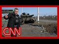 See aftermath of battle over key bridge in Ukraine