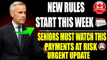 🚨 URGENT Update: New CPP & OAS Rules Start THIS WEEK – Seniors Must Watch! 💰📅