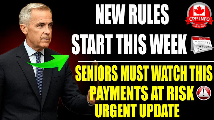 🚨 URGENT Update: New CPP & OAS Rules Start THIS WEEK – Seniors Must Watch! 💰📅