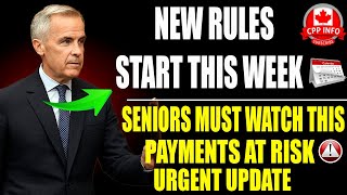 🚨 URGENT Update: New CPP &amp; OAS Rules Start THIS WEEK – Seniors Must Watch! 💰📅