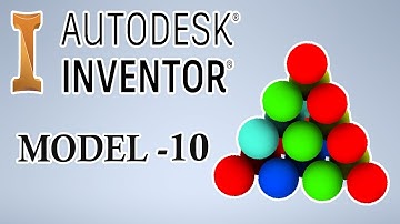 Autodesk Inventor diagram step by step drawing Model 10 | Tamil