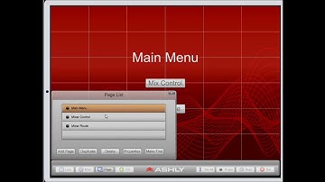 Ashly Remote for iPad Instructional Video - Duplicate Page