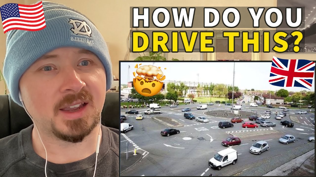 American Reacts to Driving The Magic Roundabout in Swindon UK